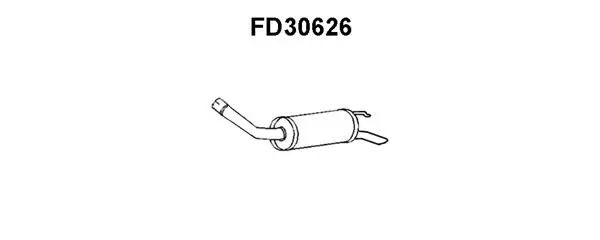 FD30626 VENEPORTE Глушитель выхлопных газов конечный (фото 1)