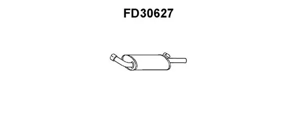 FD30627 VENEPORTE Глушитель выхлопных газов конечный (фото 1)