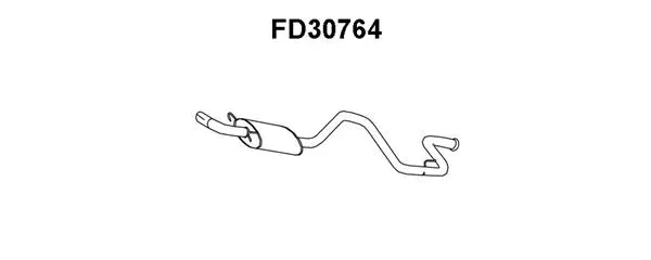 FD30764 VENEPORTE Глушитель выхлопных газов конечный (фото 1)