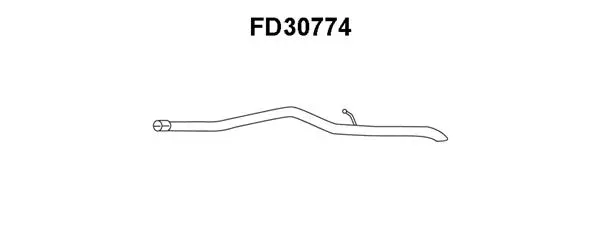 FD30774 VENEPORTE Глушитель выхлопных газов конечный (фото 1)