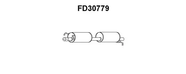 FD30779 VENEPORTE Глушитель выхлопных газов конечный (фото 1)