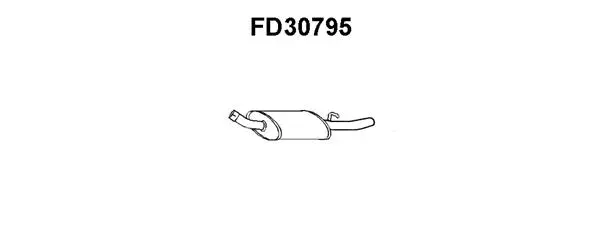 FD30795 VENEPORTE Глушитель выхлопных газов конечный (фото 1)