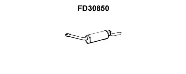 FD30850 VENEPORTE Глушитель выхлопных газов конечный (фото 1)