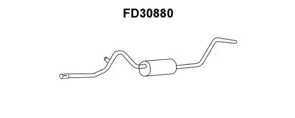 FD30880 VENEPORTE Глушитель выхлопных газов конечный (фото 1)