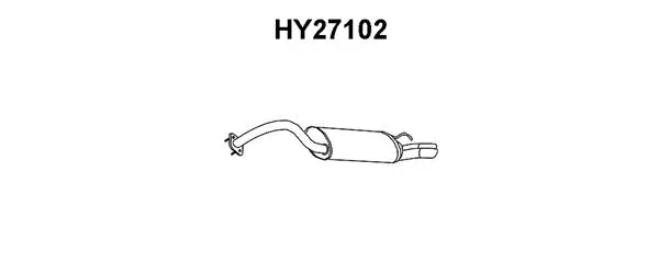 HY27102 VENEPORTE Глушитель выхлопных газов конечный (фото 1)