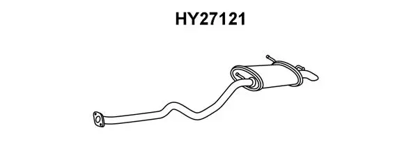 HY27121 VENEPORTE Глушитель выхлопных газов конечный (фото 1)