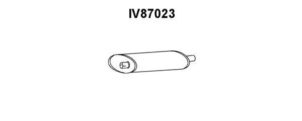 IV87023 VENEPORTE Глушитель выхлопных газов конечный (фото 1)