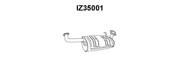 IZ35001 VENEPORTE Глушитель выхлопных газов конечный (фото 1)