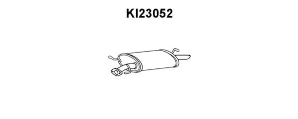 KI23052 VENEPORTE Глушитель выхлопных газов конечный (фото 1)