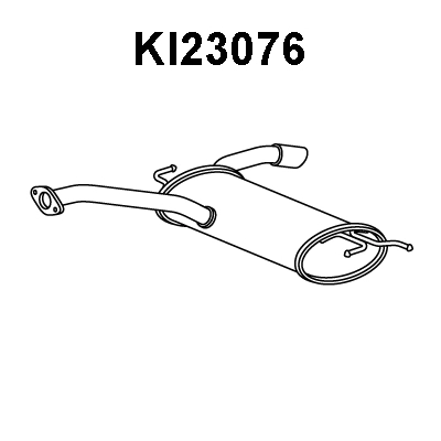 KI23076 VENEPORTE Глушитель выхлопных газов конечный (фото 1)