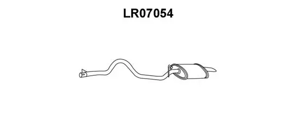 LR07054 VENEPORTE Глушитель выхлопных газов конечный (фото 1)