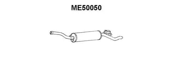 ME50050 VENEPORTE Глушитель выхлопных газов конечный (фото 1)