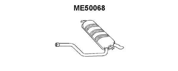 ME50068 VENEPORTE Глушитель выхлопных газов конечный (фото 1)