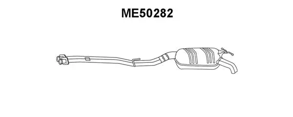 ME50282 VENEPORTE Глушитель выхлопных газов конечный (фото 1)