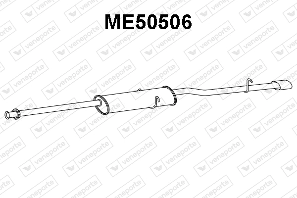 ME50506 VENEPORTE Глушитель выхлопных газов конечный (фото 1)