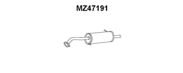 MZ47191 VENEPORTE Глушитель выхлопных газов конечный (фото 1)