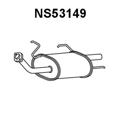 NS53149 VENEPORTE Глушитель выхлопных газов конечный (фото 1)