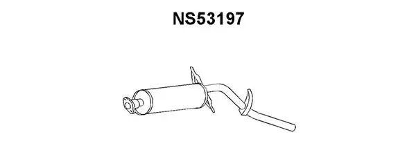 NS53197 VENEPORTE Глушитель выхлопных газов конечный (фото 1)