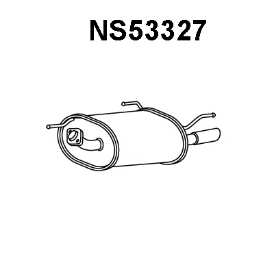 NS53327 VENEPORTE Глушитель выхлопных газов конечный (фото 1)