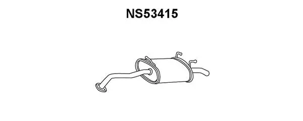 NS53415 VENEPORTE Глушитель выхлопных газов конечный (фото 1)