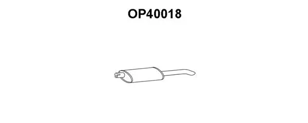 OP40018 VENEPORTE Глушитель выхлопных газов конечный (фото 1)
