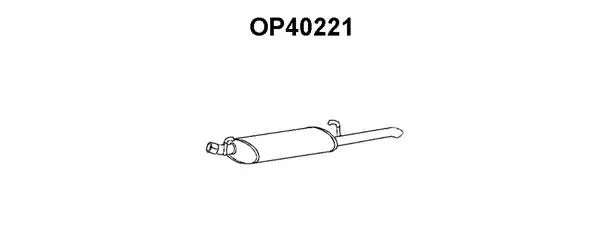 OP40221 VENEPORTE Глушитель выхлопных газов конечный (фото 1)