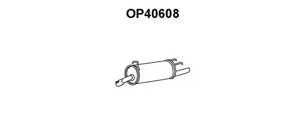 OP40608 VENEPORTE Глушитель выхлопных газов конечный (фото 1)