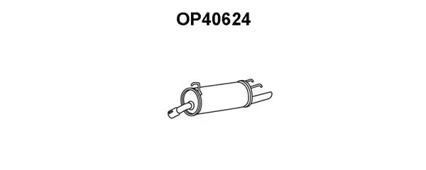 OP40624 VENEPORTE Глушитель выхлопных газов конечный (фото 1)