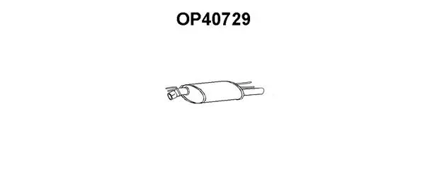 OP40729 VENEPORTE Глушитель выхлопных газов конечный (фото 1)