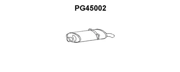 PG45002 VENEPORTE Глушитель выхлопных газов конечный (фото 1)