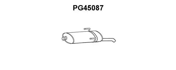 PG45087 VENEPORTE Глушитель выхлопных газов конечный (фото 1)