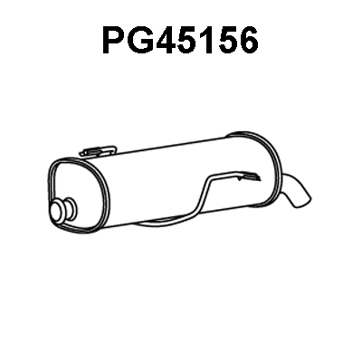 PG45156 VENEPORTE Глушитель выхлопных газов конечный (фото 1)