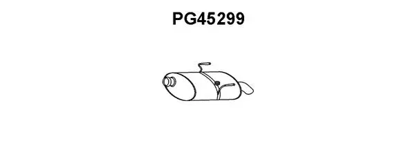 PG45299 VENEPORTE Глушитель выхлопных газов конечный (фото 1)