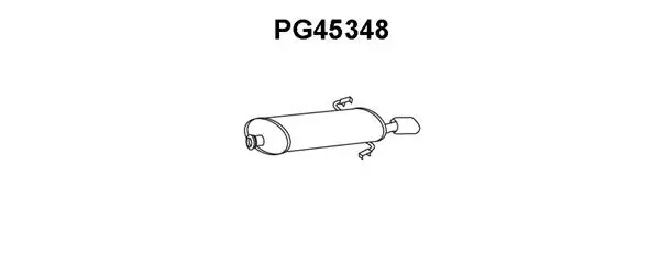 PG45348 VENEPORTE Глушитель выхлопных газов конечный (фото 1)