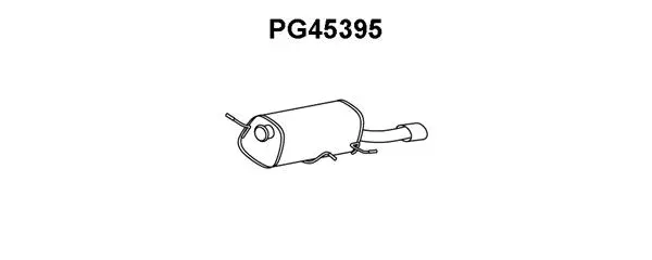 PG45395 VENEPORTE Глушитель выхлопных газов конечный (фото 1)