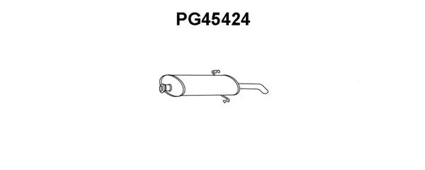 PG45424 VENEPORTE Глушитель выхлопных газов конечный (фото 1)