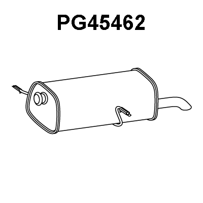 PG45462 VENEPORTE Глушитель выхлопных газов конечный (фото 1)