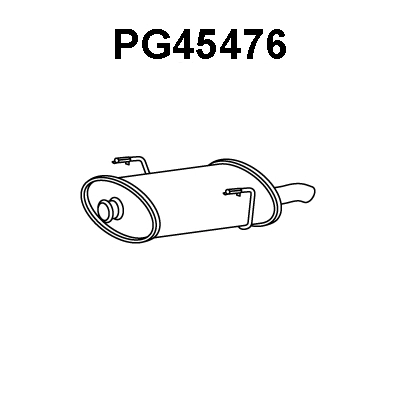 PG45476 VENEPORTE Глушитель выхлопных газов конечный (фото 1)