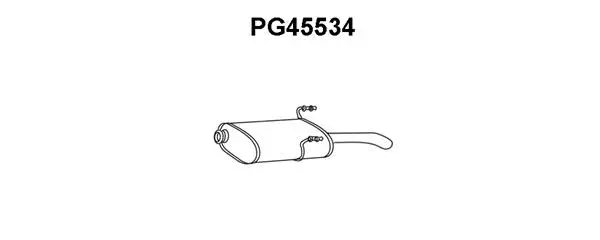 PG45534 VENEPORTE Глушитель выхлопных газов конечный (фото 1)