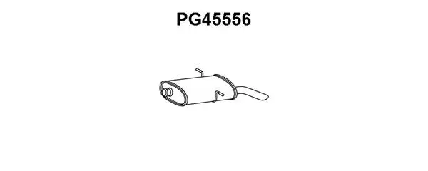 PG45556 VENEPORTE Глушитель выхлопных газов конечный (фото 1)