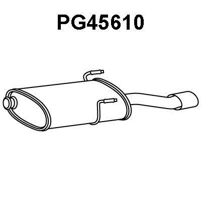 PG45610 VENEPORTE Глушитель выхлопных газов конечный (фото 1)