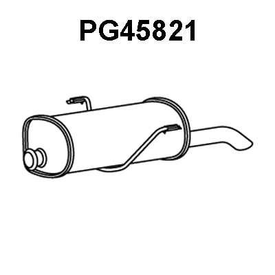 PG45821 VENEPORTE Глушитель выхлопных газов конечный (фото 1)