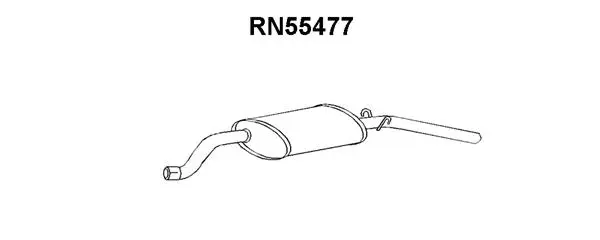 RN55477 VENEPORTE Глушитель выхлопных газов конечный (фото 1)