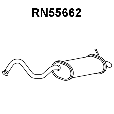 RN55662 VENEPORTE Глушитель выхлопных газов конечный (фото 1)