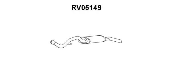 RV05149 VENEPORTE Глушитель выхлопных газов конечный (фото 1)