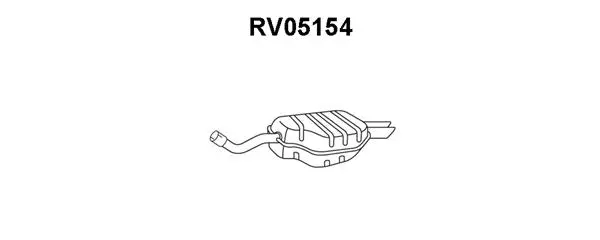 RV05154 VENEPORTE Глушитель выхлопных газов конечный (фото 1)