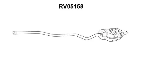 RV05158 VENEPORTE Глушитель выхлопных газов конечный (фото 1)