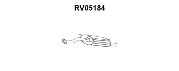RV05184 VENEPORTE Глушитель выхлопных газов конечный (фото 1)