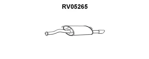 RV05265 VENEPORTE Глушитель выхлопных газов конечный (фото 1)