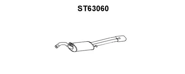 ST63060 VENEPORTE Глушитель выхлопных газов конечный (фото 1)